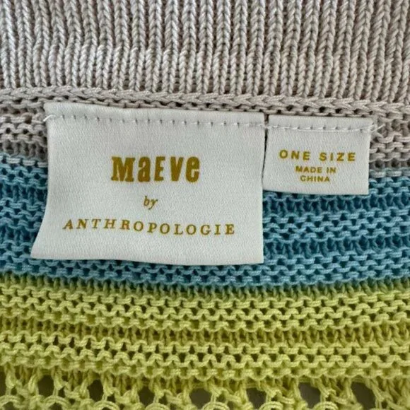 Anthropologie Maeve Knit Beach Cover-Up | One Size - Picture 5 of 7